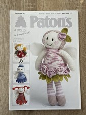 Patons Smoothie DK Knitting Pattern Booklet 3806 4 Dolls