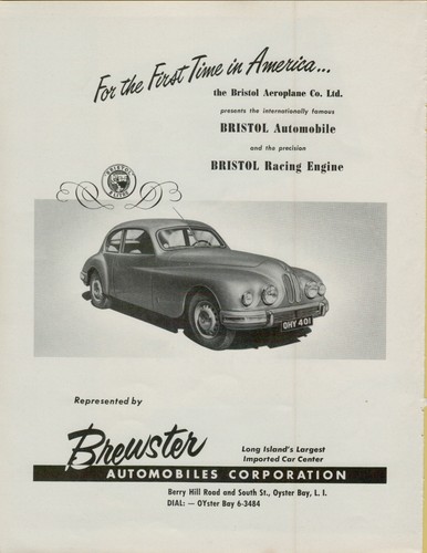 1953 bristol automobile - automobile, racing