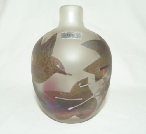 Bertil vallien art glass vase - bertil,