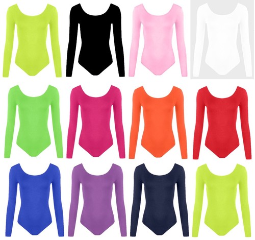 Girls plain stretch long full - stretch,