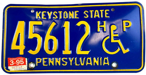 Pennsylvania 1995 handicap - pennsylvania,