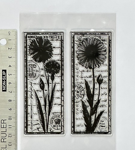 Clear rubber stamp - , tag