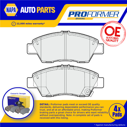 Brake pads set fits honda - fits,