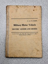 WW2 Military Motor Vehicle