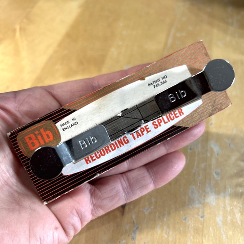 Vintage bib recording tape - bib,