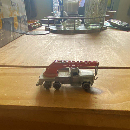 Vintage diecast crane boom - diecast,