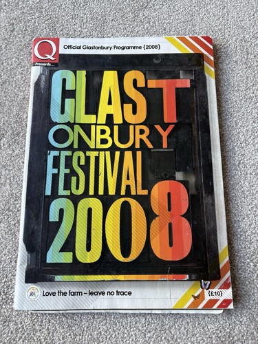 Glastonbury festival programme - festival,