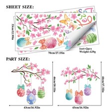 Static Cling Easter Decoration