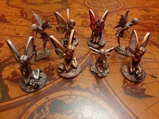 Collection of 8 Vintage Fairy Birthstone Figures