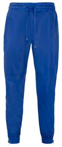 Mens real leather trousers - leather,