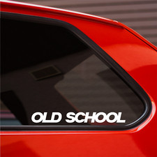 Old School Sticker Car Van