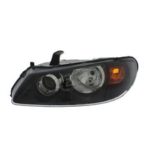 For Nissan Almera 2003-2006 Headlight Headlamp Black Left Nearside Passenger