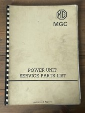 MG MGC POWER UNIT - SERVICE
