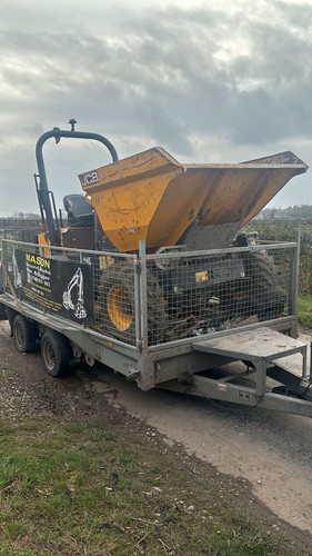 Man and digger - man,