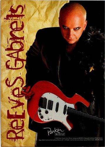 Parker guitars original print - guitars,