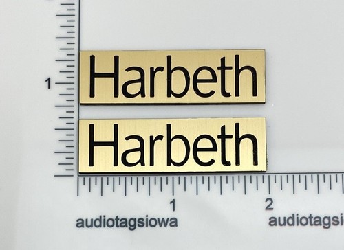 Harbeth custom speaker badges - harbeth,