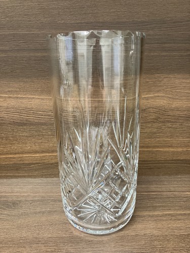 Tall cut glass crystal - glass, vase