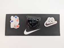 Nike UNWORN enamel Label Pin badges X3 Collectable In swoosh We Trust
