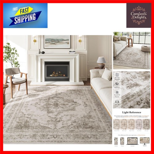 Washable vintage area rug non - vintage,