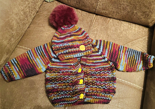 Hand knitted unisex baby - unisex,