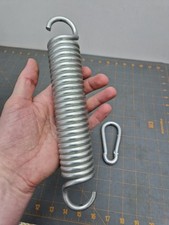 extension spring and carabiner clip- love seat swing garden egg seat