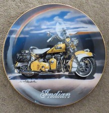 Indian Motorcycle / Bike Plate 1953 ROADMASTER Royal Doulton Limited Edition