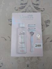Gillette Venus Women's + 2 Refills + 2in1 Shave Gel and Cleanser 190ml Bundle