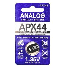 *FITS PX625 Adapter PRO* 1.35V Zinc-Air APX44 PR44 Battery Cell Made in UK