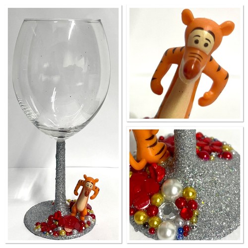 Disney wine glass winnie - winnie, the