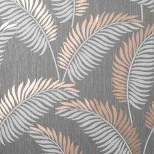 Fine Decor Cascade Leaf Grey
