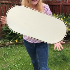 Wooden Crochet Moses Basket