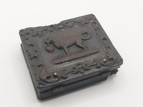 Antique brown photo case - photo,