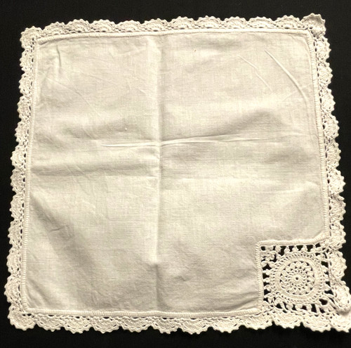 Vintage napkins with intricate - with,