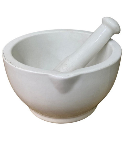 Stoneware pestle mortar - stoneware, in