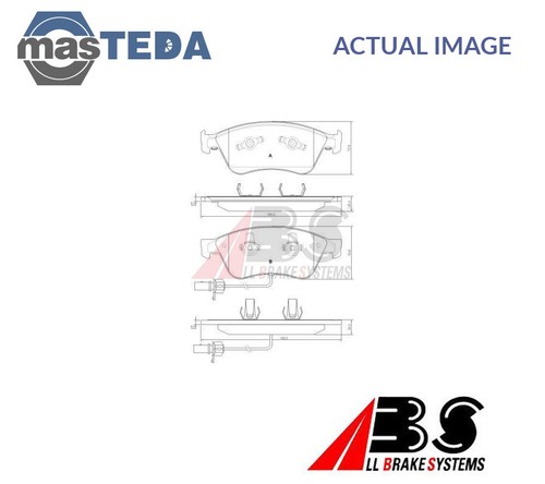 37427 brake pads - pads, set