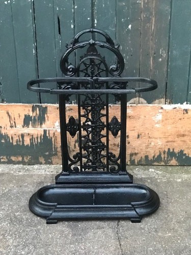 Antique cast iron umbrella - antique,