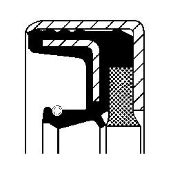 Differential shaft seal for - differential,