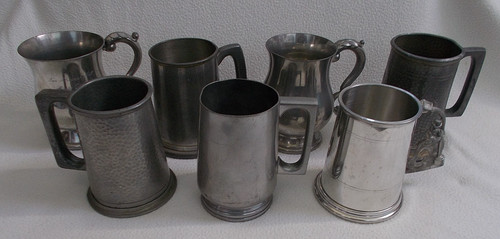 Scrap pewter tankard bundle - scrap, /