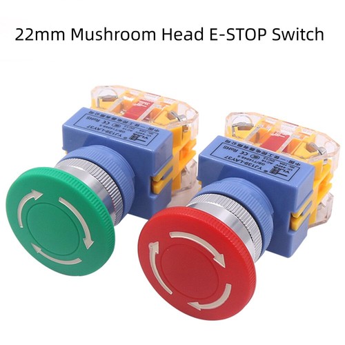 Mushroom head stop switch - mushroom,