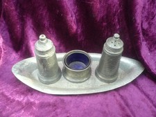 Early 20th Cent Pewter Cruet