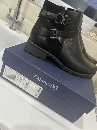 Caprice ankle boots - black, uk