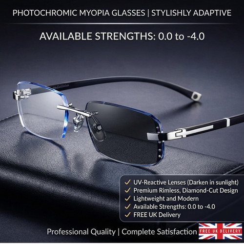 Photochromic myopia glasses - photochromic,