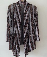 A Beautiful Stretch Lace drape front Jacket/Top By Michelle Hope Size 16/20