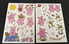 M&S Percy Pig & Pals Sticker Sheets X 2 NEW