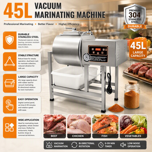 Meat tumbler marinator - meat,