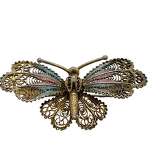 Vintage 800 Silver Enamel