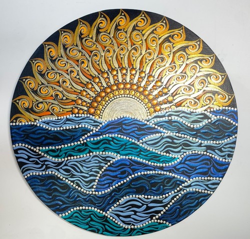 Sunrise round flat - sunrise,