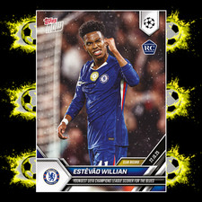 Estevao Willian RC PRESALE, Chelsea, Club Record  - 25/26 UCL Topps NOW #39