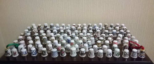 123 british thimble lot - x,
