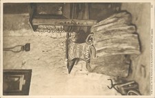 Gretna green anvil in the famous old blacksmith shop